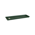 green basics trough saucer 50cm leaf green